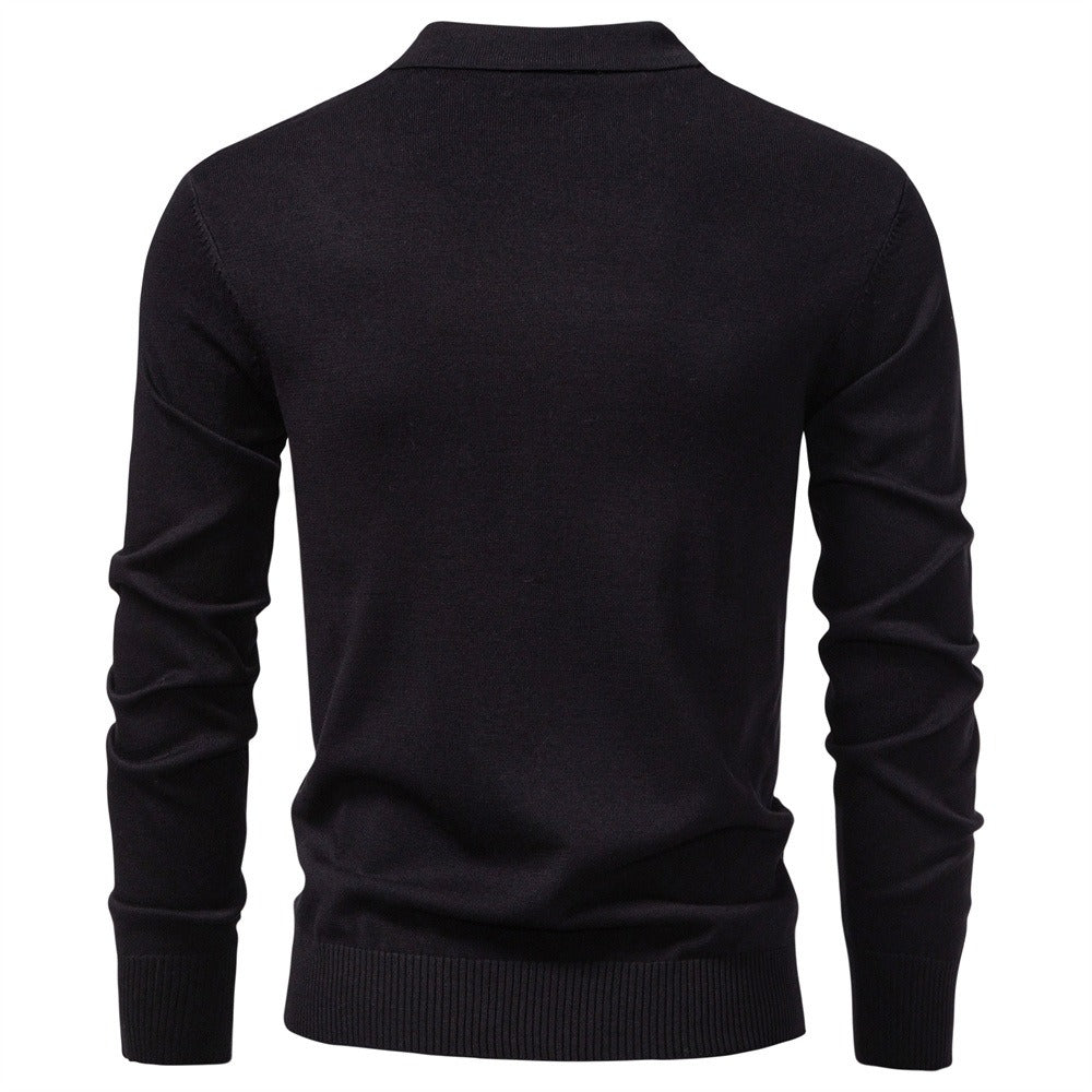 Men's Casual Half-Zip Sweater