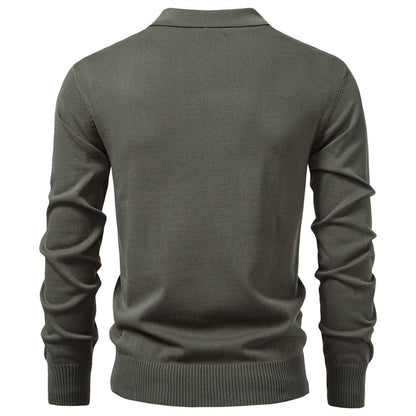 Men's Casual Half-Zip Sweater