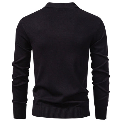 Men's Casual Half-Zip Sweater